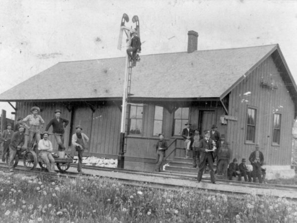 The track repair and station crew at Bigelow