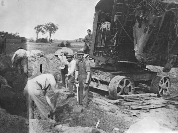 Building the first state road from Canton to Ogdensburg