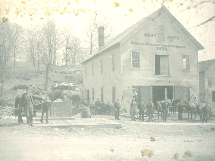 F.W. Hayes Blacksmith Shop in the Town of De Kalb