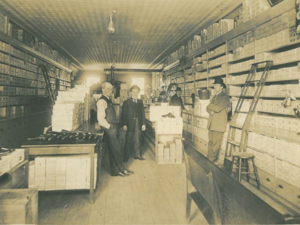 Interior of the Ellsworth Shoe Store in Canton