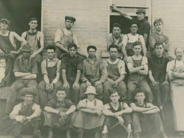 Workers from McDermott’s Milk Plant in Canton