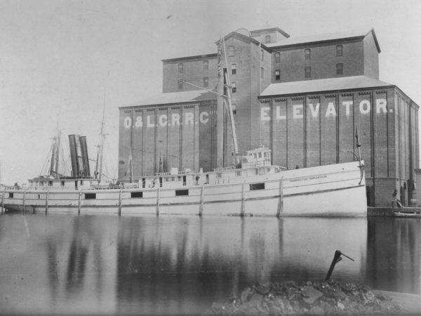 Boat in the Ogdensburg Port