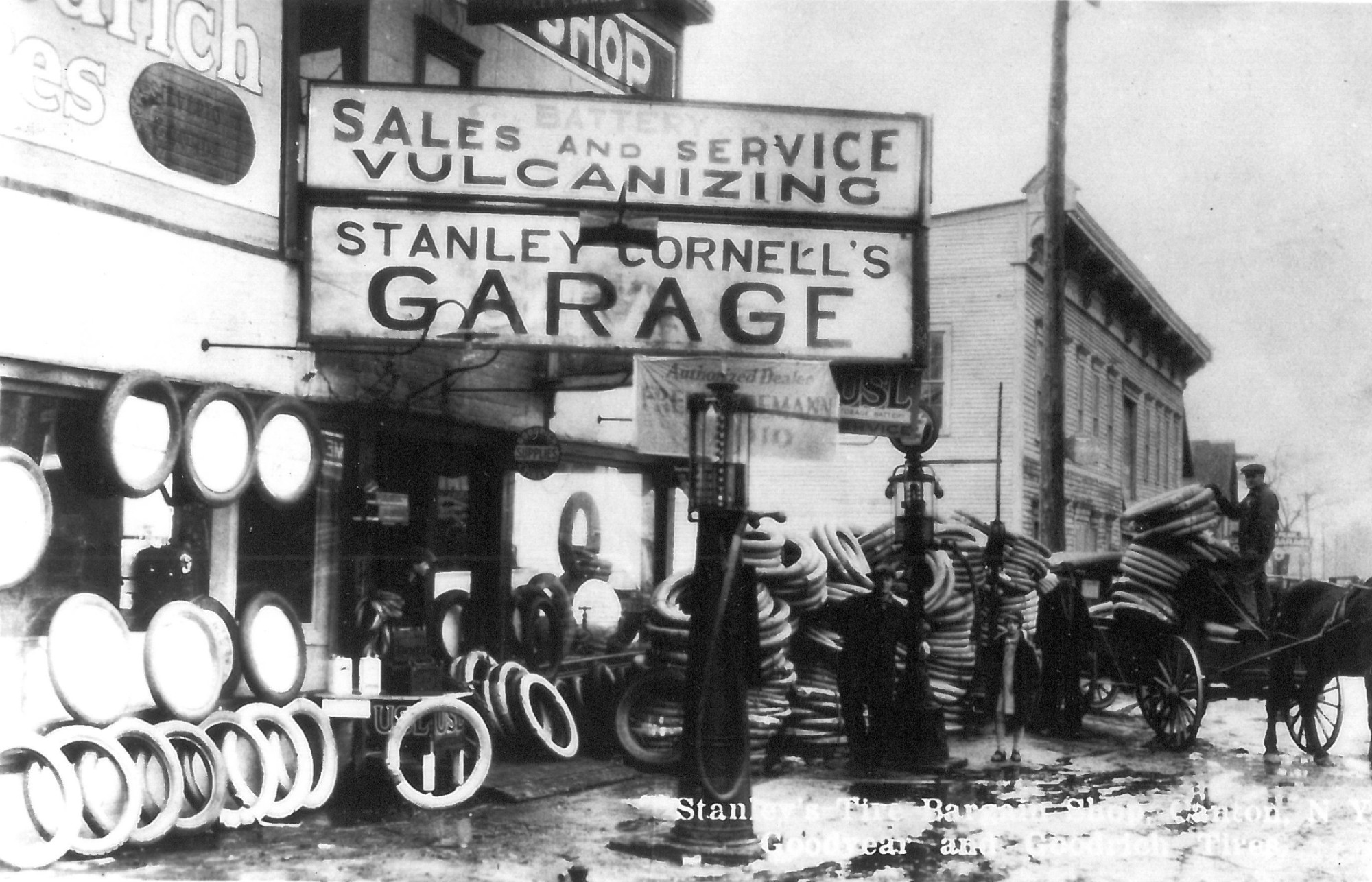 Stanley Cornell’s Garage in Canton