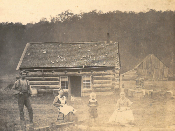 The David Bullock homestead on Elm Creek