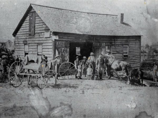 Blacksmith shop at Pope Mills in Macomb