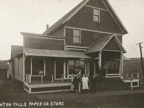 Front of the Newton Falls Paper Mill Company Store