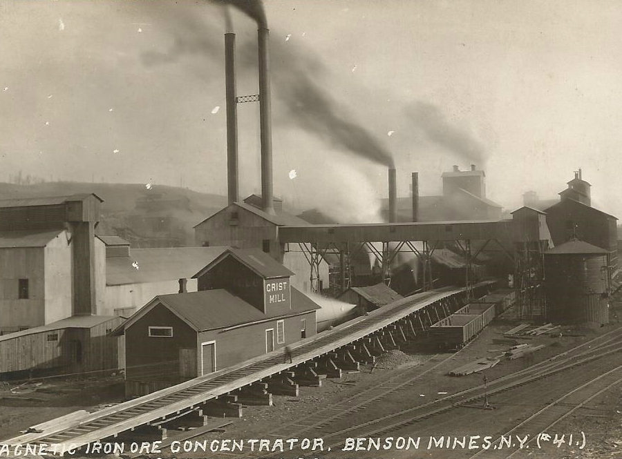 Benson Mines railyard in Benson Mines