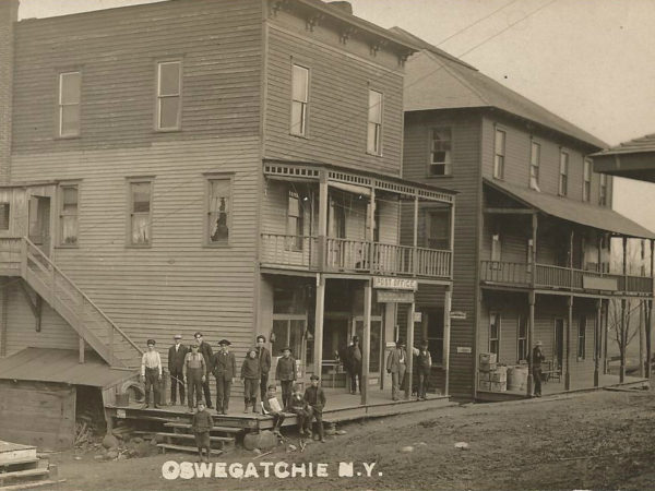 Post office in downtown Oswegatchie