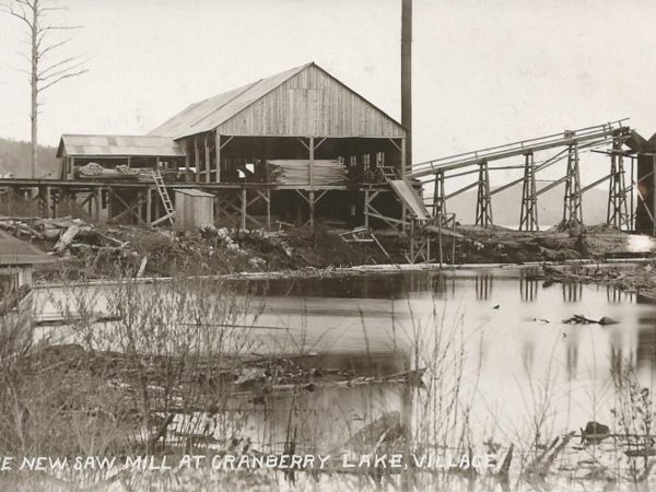 Exterior of Bissell’s Mill in Cranberry Lake C: