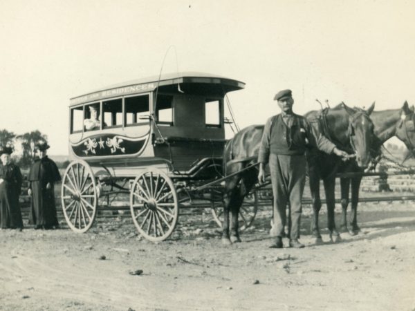 Stagecoach driver James Hotaling in Hermon