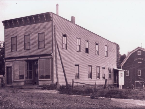 Office, laboratory and storehouse of the St. Lawrence Pyrites Company in Stellaville