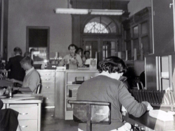 Inside the offices of the Essex County National Bank in Willsboro