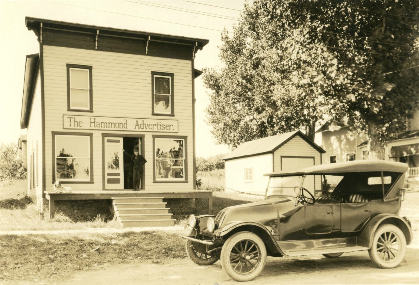 Offices of The Hammond Advertiser in Hammond
