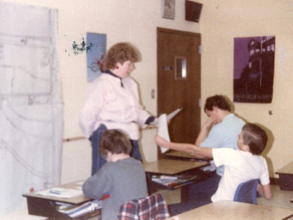 Jennifer McGregor teaching special needs students in Clayton