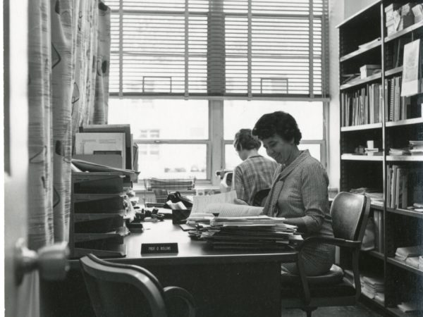 Clarkson librarian Ottilie Rollins in Potsdam