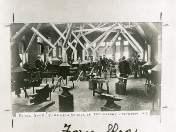 The forge shop at Clarkson School of Technology in Potsdam