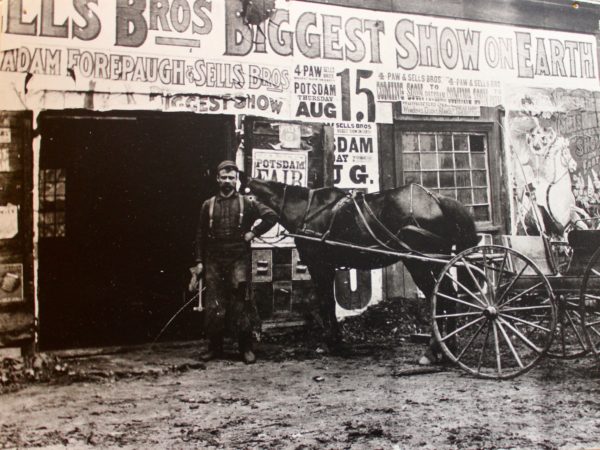 Blacksmith outside of his Shop in Potsdam