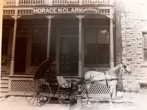 Undertaker Horace N. Clark in Potsdam