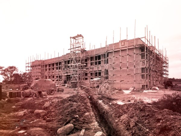 Mooers High School under construction in Clinton County