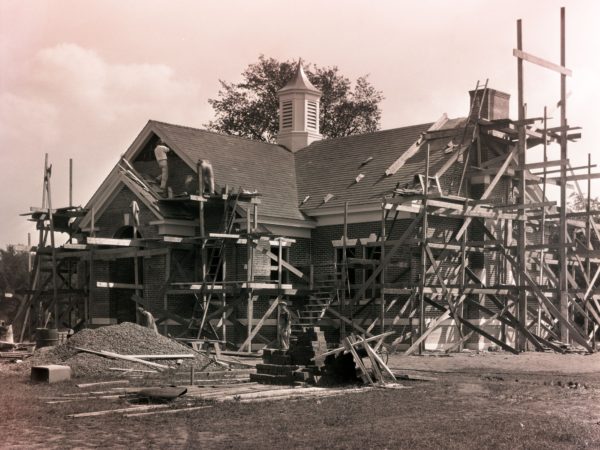 Upper Jay High School in Clinton County under construction