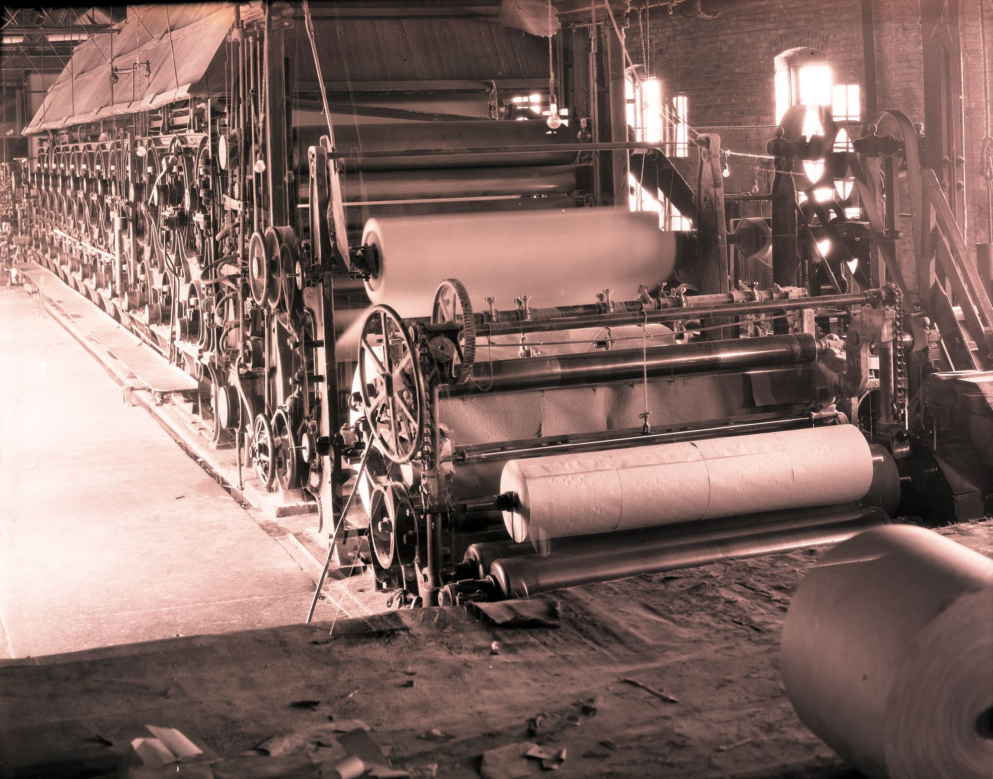 Inside Imperial Paper Company in Plattsburgh