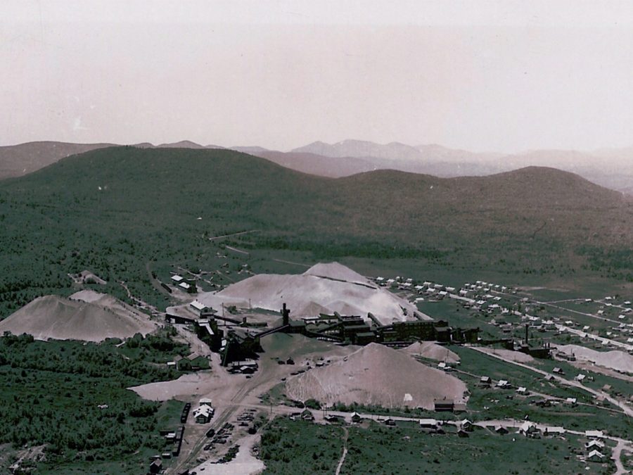 The headframe at Lyon Mountain Mine in Lyon Mountain