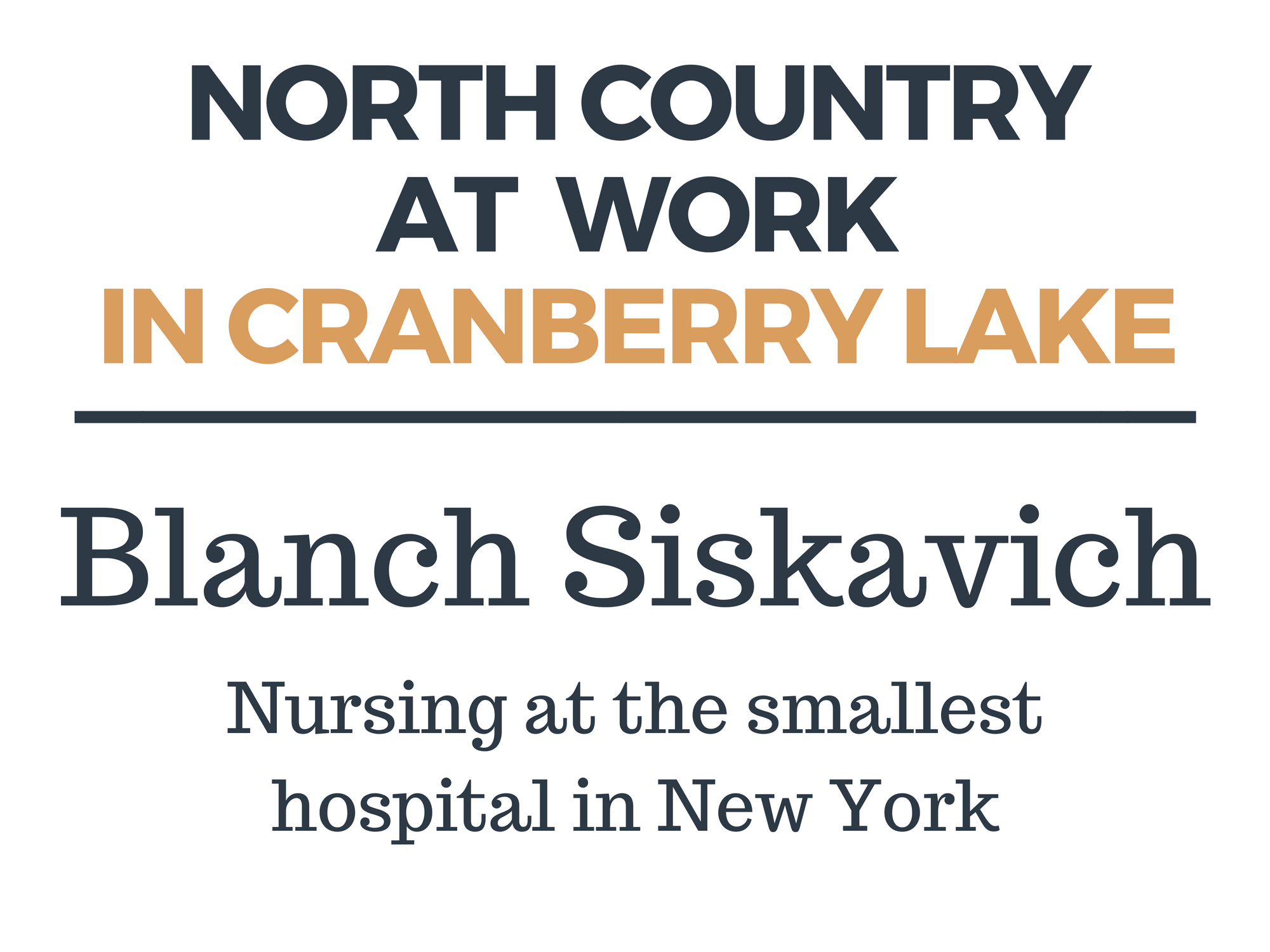 Nursing at CliftonFine Hospital in Star Lake