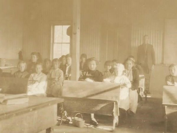 Classroom at the school in Newbridge