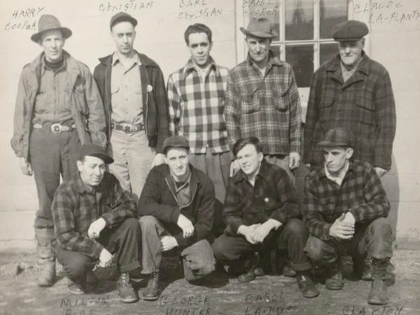 Miners of the Jones & Laughlin Co in Benson Mines