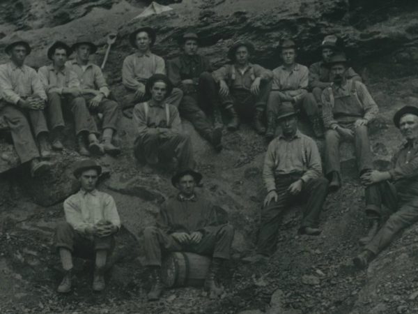 Worker portrait in the pit at Benson Mines