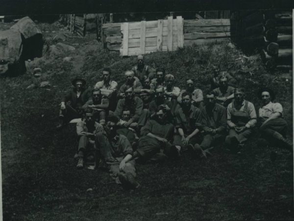 Miners in Benson Mines