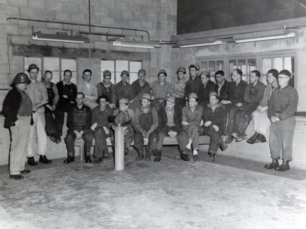 The electric shop crew at Benson Mines.