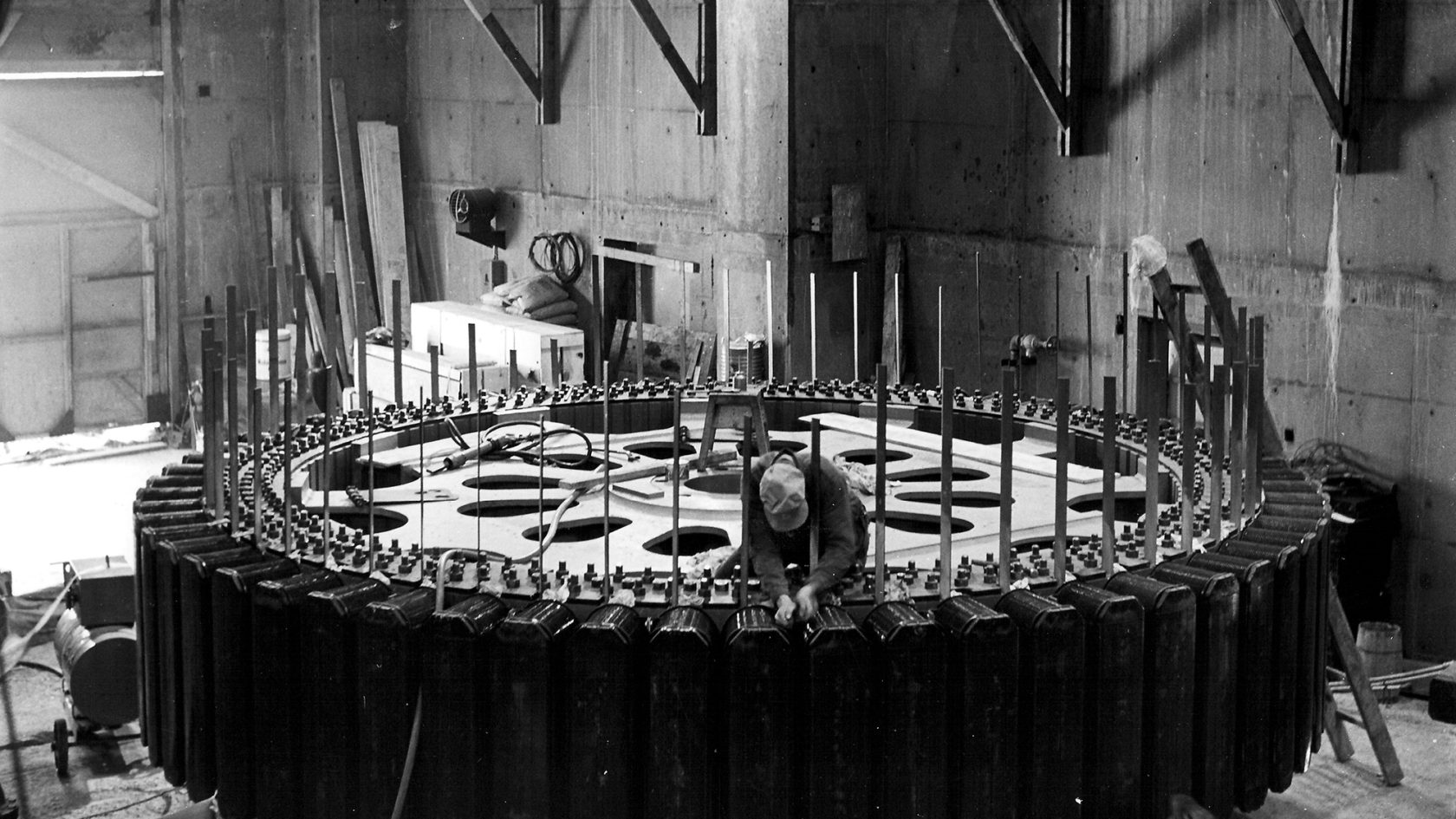 Constructing dams hydro electric plants for the niagara mohawk power