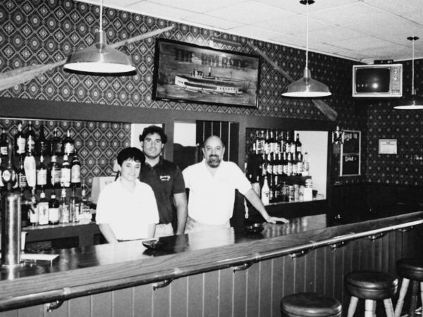 Bartenders at the Riverside Café in Clayton