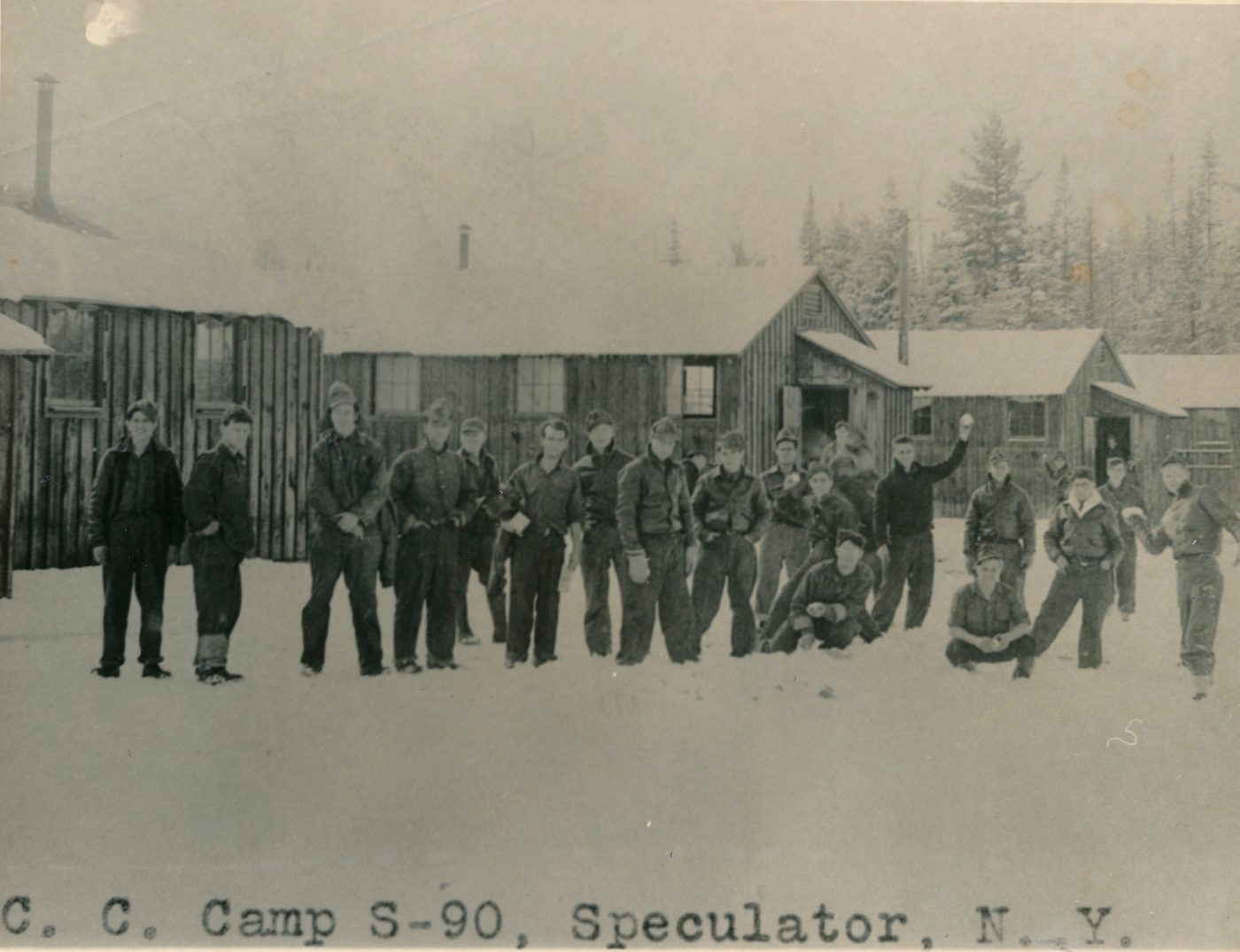 Civilian Conservation Corps Camp S90 in Speculator