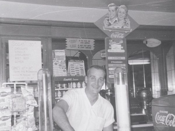 Soda counter of Schoonmaker’s Drugs in Speculator