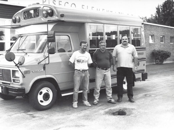 School bus drivers in Piseco