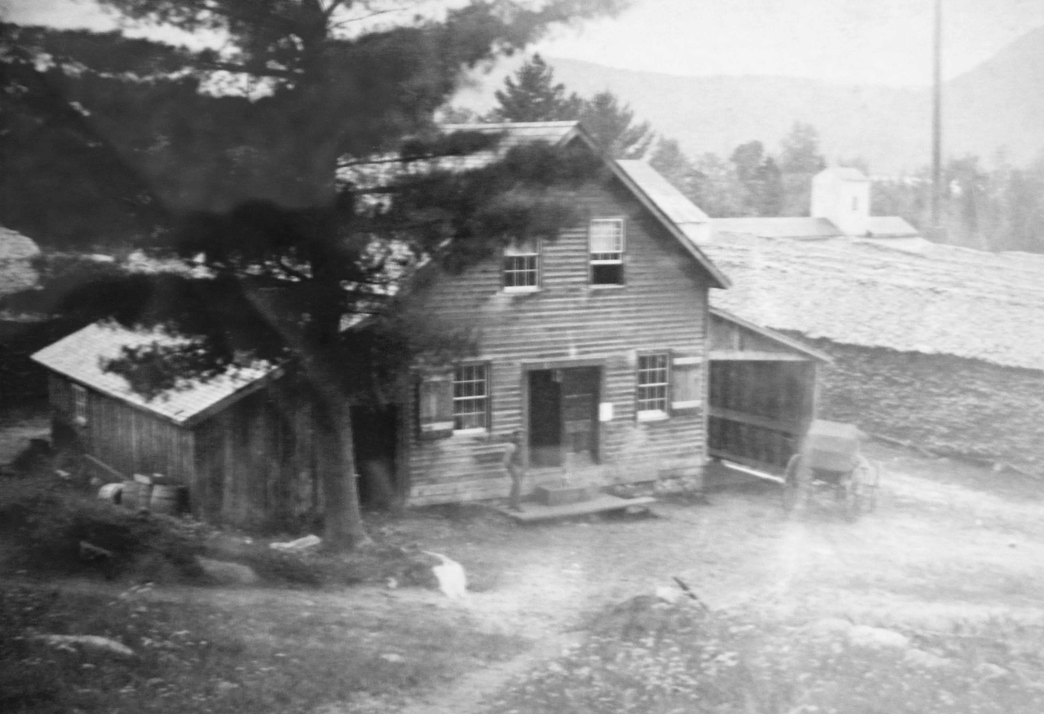 The Silver Lake tannery in Piseco