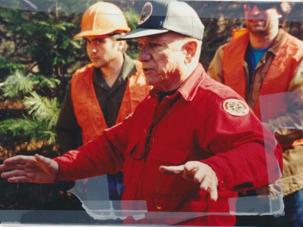 Teaching a search and rescue crew in Benson