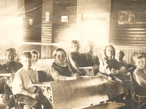 Students at the Hope Falls school