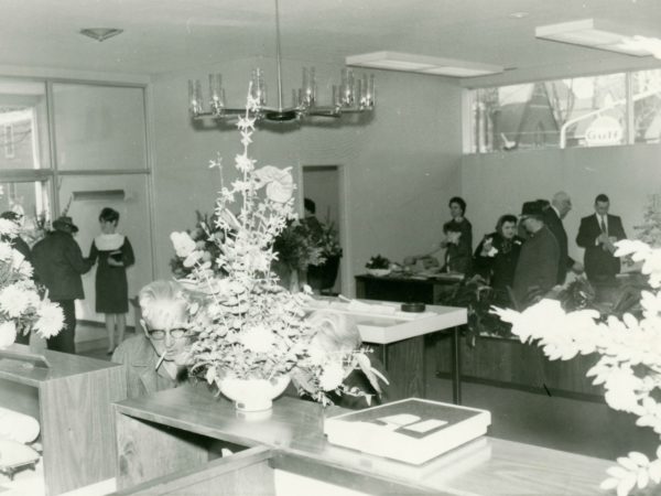 Interior of the St. Lawrence National Bank in Carthage