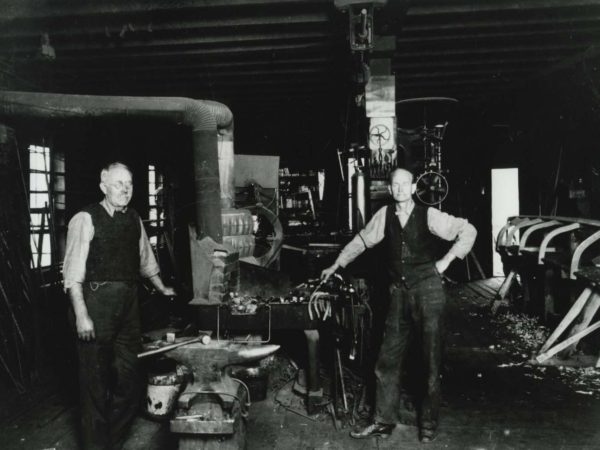 Interior of John F. Buyce Boat Shop in Speculator