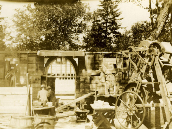 Building Big Moose Chapel in the Town of Webb