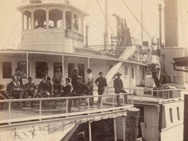 Crew on the steamer Adirondack on Lake Champlain