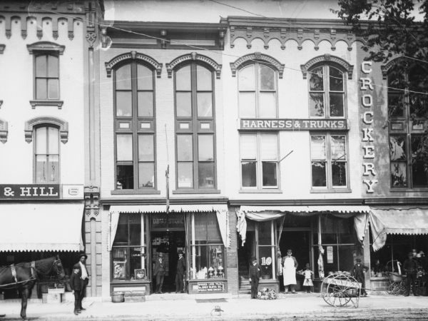 Businesses in downtown Glens Falls