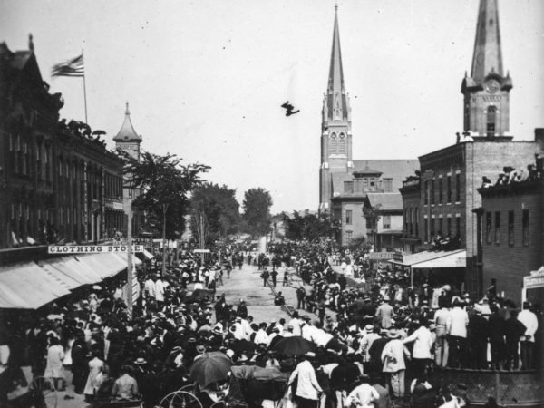 Fourth of July firemen’s tournament in downtown Glens Falls