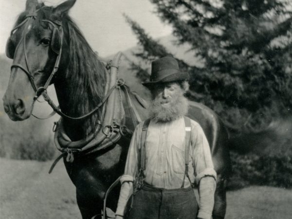 Farmer Samuel Taylor in Keene Valley