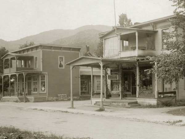 The exterior of Estes Bros. Grocery Store in Keene Valley