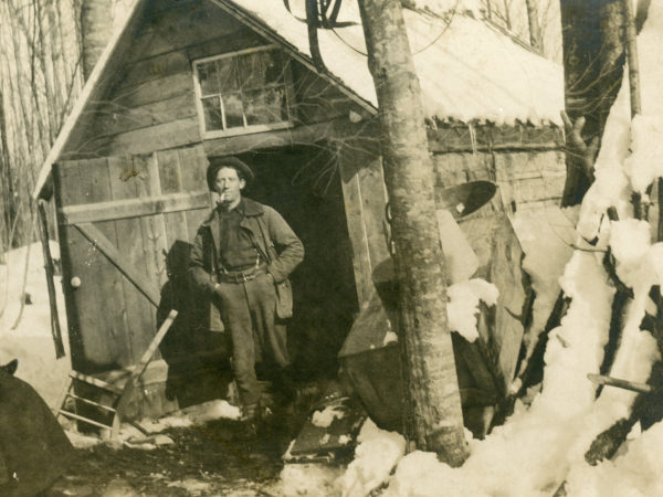 Sugaring at an unknown camp in Keene Valley