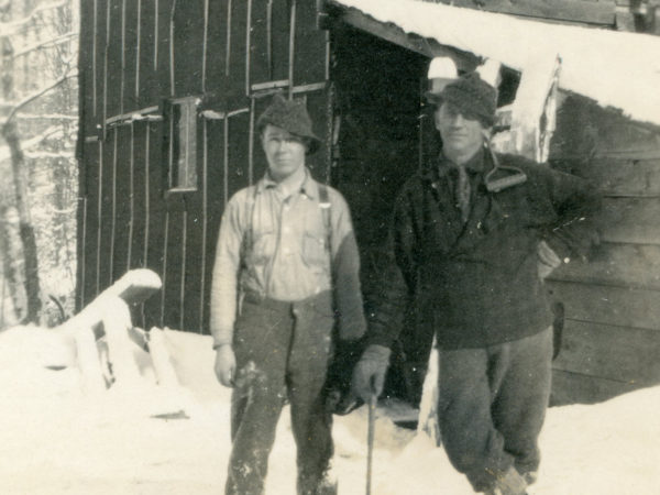 Stanley and Edwin Hall at Lumber Camp III